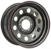 Off-Road-Wheels Black 8x16 5*139,7 Et:15 Dia:110,1 Black