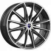 K&K Пойнт Бланк 6x15 4*100 Et:50 Dia:60,1 алмаз-чёрный